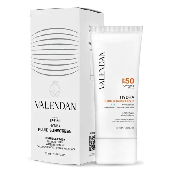 کرم ضد آفتاب فلوئید آبرسان SPF 50 ولندان